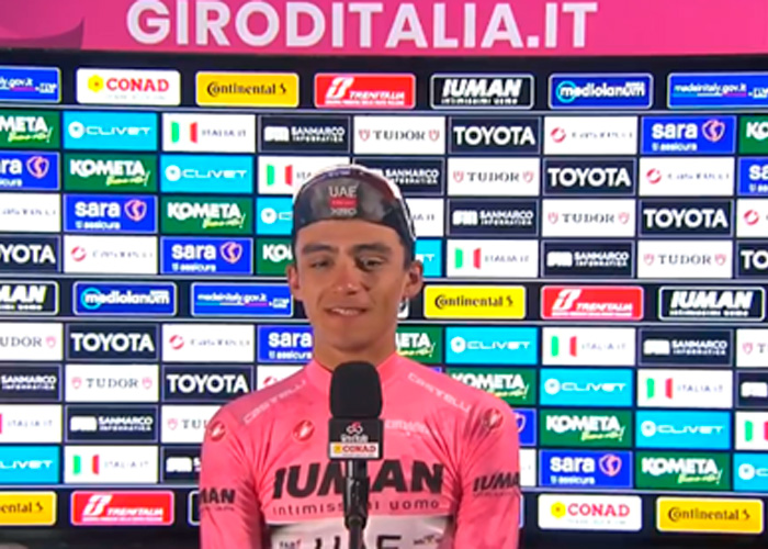 Giro de Italia 2025: Wout van Aert conquista Siena e Isaac del Toro hace historia con la Maglia Rosa