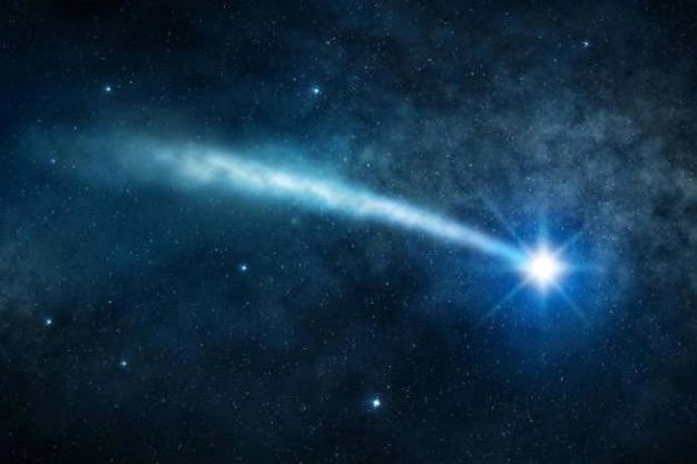 Es cometa Visita nuestro vecindario galáctico Imagen Cortesia © Istock