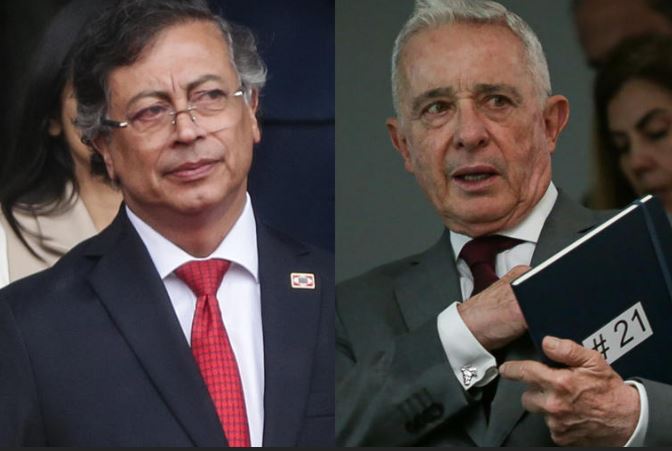 Uribe Esta criminal confeso y probado acusa disque de una creciente dictadura cuando el dictador nato es el y sus actos criminales, Petro Nuestro Santo Salvador imagen Cortesia