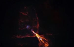 El nacimiento de un planeta imagen Cortesia ALMA(ESO/NAOJ/NRAO)/M. McClure e