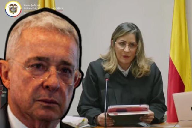 Álvaro Uribe veles Peligroso delincuente condena manipular y opresor de la justicia, Petro Nuestro Santo Salvador Imagen Cortesía Getty Imagen y Consejo Superior de la Judicatura